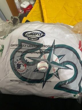 Concepts Sport MLB Seattle Mariners Graphic pajamas - White with Teal & Navy